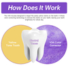 Purple Color-Correcting Toothpaste Foam Gentle Whitening Mousse for Daily Oral Care