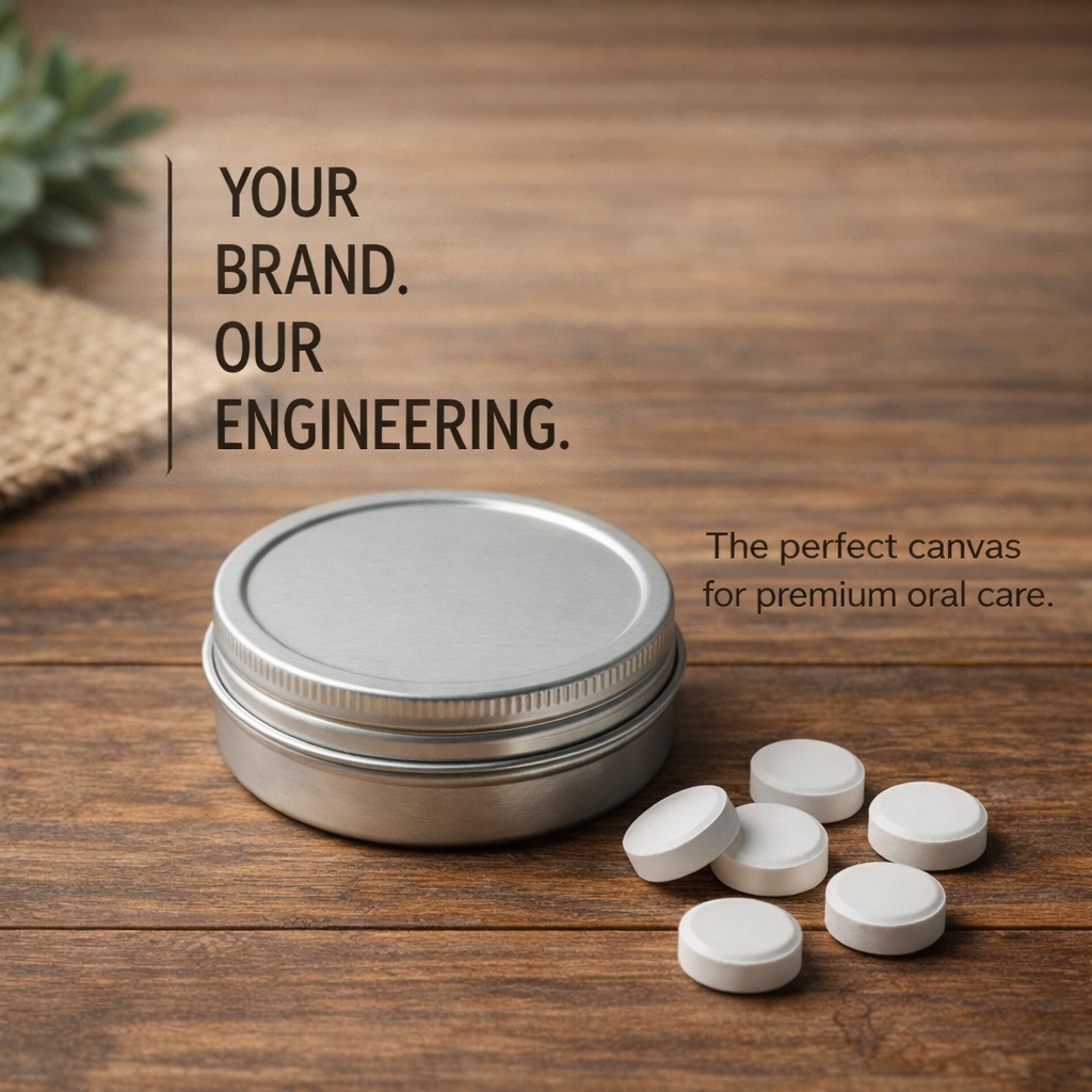 Daily-Use & Stability-Optimized Engineered Toothpaste Tablets