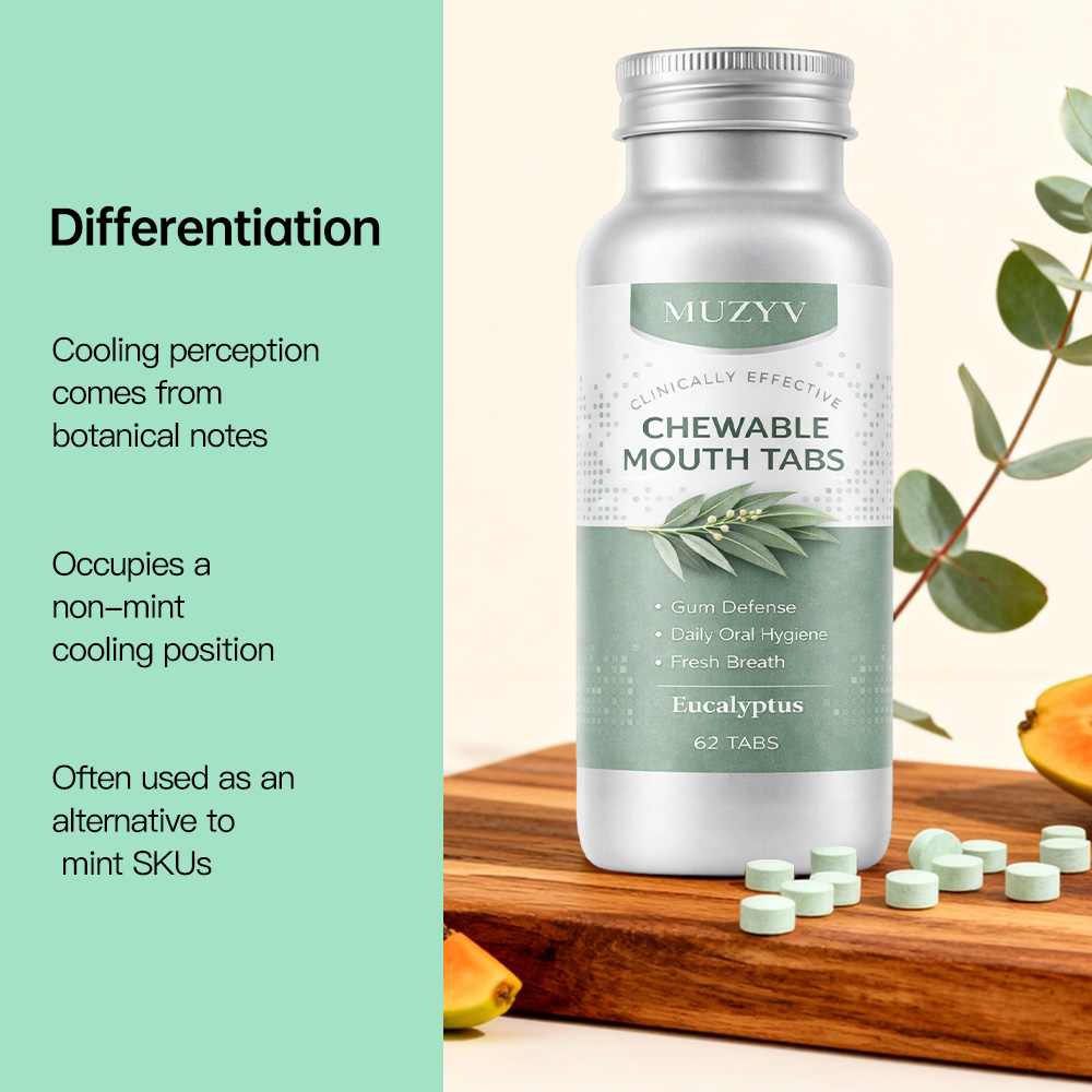 Eucalyptus Mouthwash Tablets OEM – Cooling Chewable Mouth Rinse Tablets