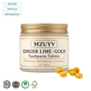 Ginger Lemon Golden-Pearl Whitening Toothpaste Tablets