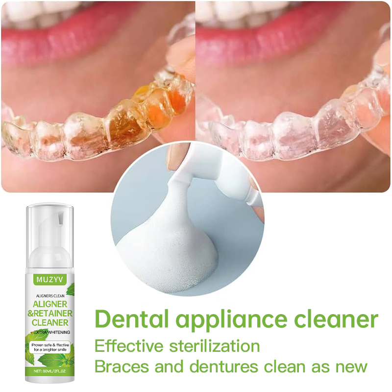 Denture Cleaning Foam – Gentle Daily Cleansing Mousse for Dentures & Oral Appliances