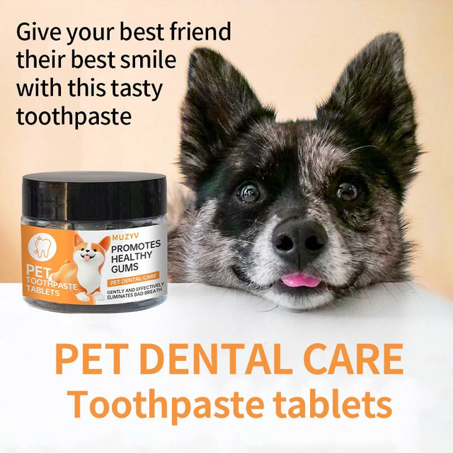 Pet Toothpaste Tablets – Easy-to-Use Oral Care Tablets for Dogs & Cats
