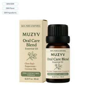 Clove & Peppermint Oral Care Oil Natural Essential Oil Blend for Fresh Breath & Gum Comfort