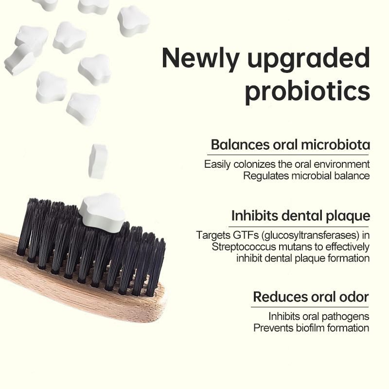 Probiotic Coconut Toothpaste Tablets with Hydroxyapatite