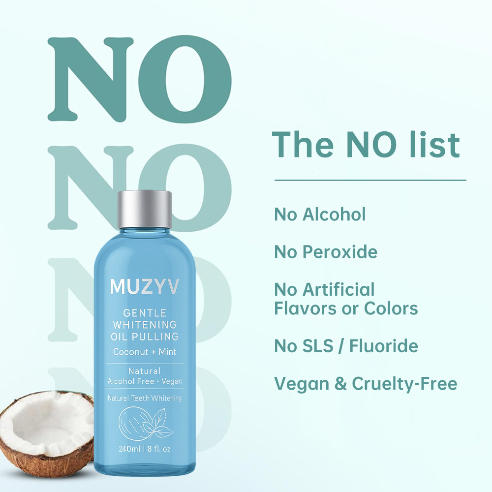 Gentle Coconut & Mint Oil Pulling Mouthwash