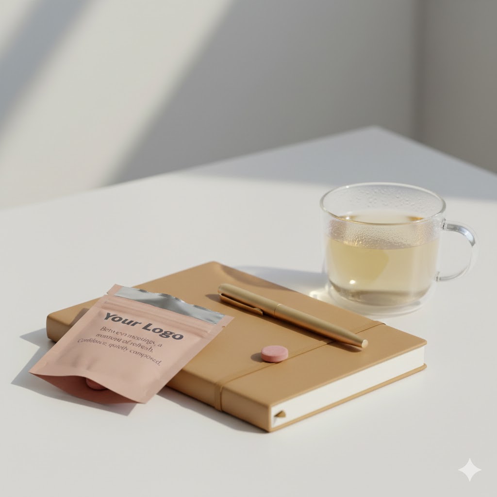 Between Meetings Moment of Refresh Confidence Composed