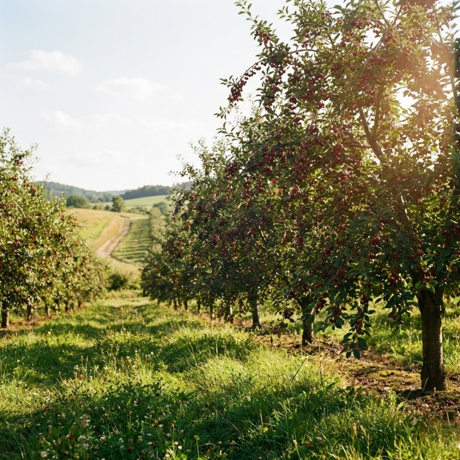 Tart Cherry Origin Landscape Location