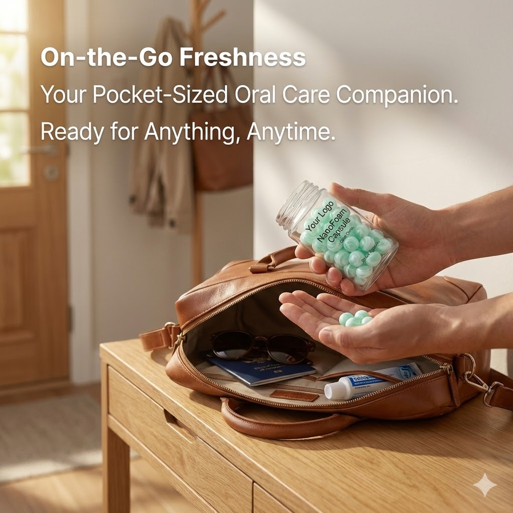 Instant Fresh Portable Nano Foam Oral Care Capsules