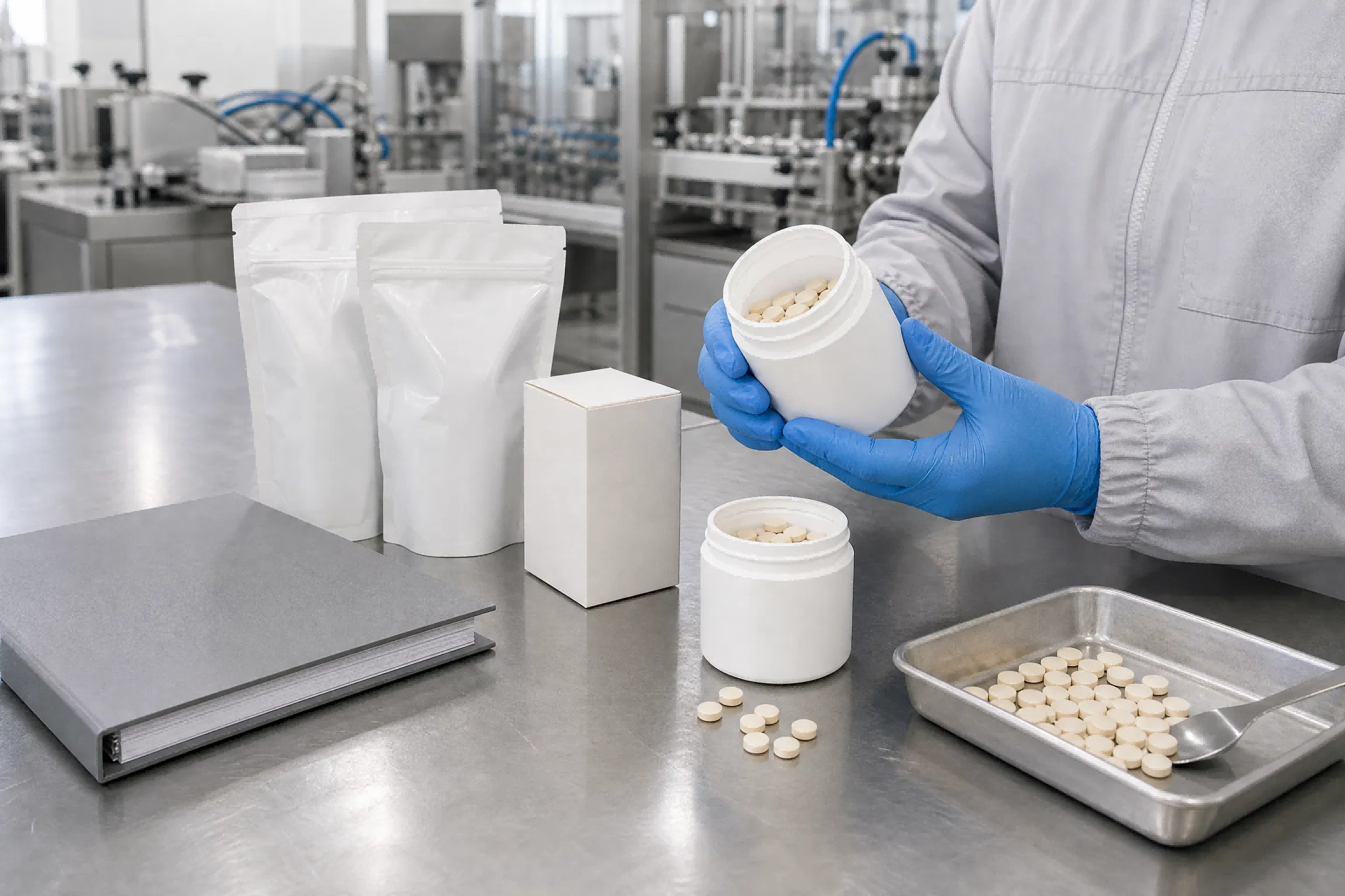 toothpaste tablet samples