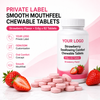 Private Label Strawberry Oral Comfort Chewable Tablets Smooth Mouthfeel Formula OEM ODM Oral Care Manufacturer