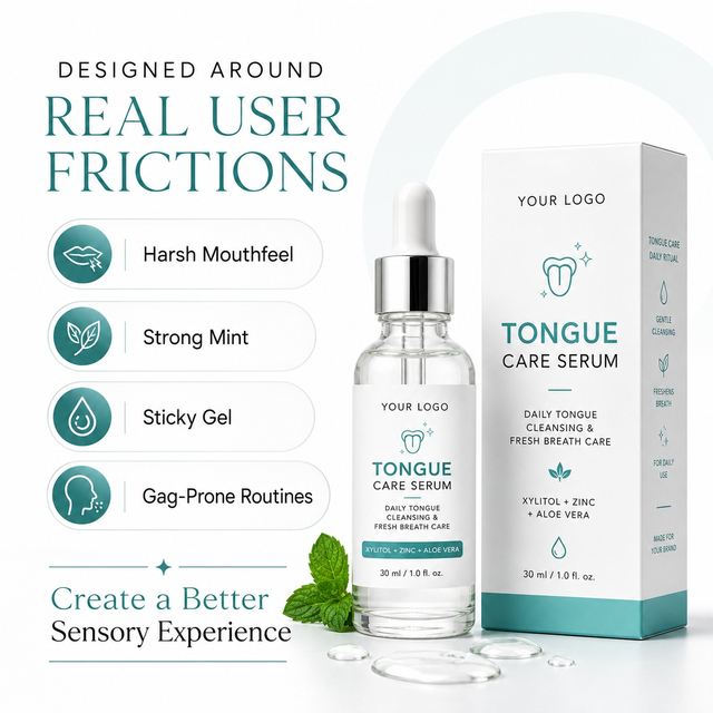 Private Label Tongue Care Serum