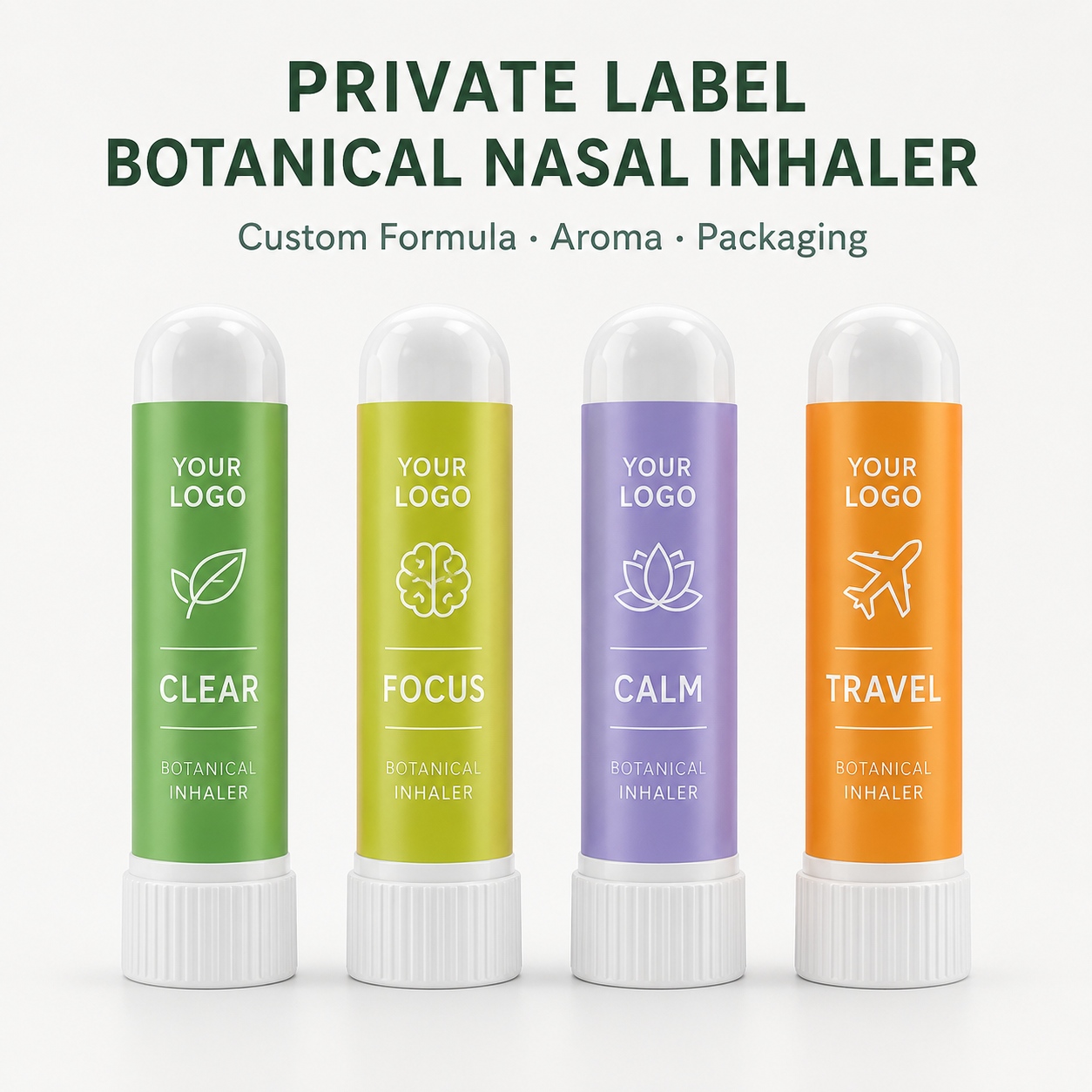 Private Label Aromatherapy Nasal Inhaler Stick | OEM Manufacturer