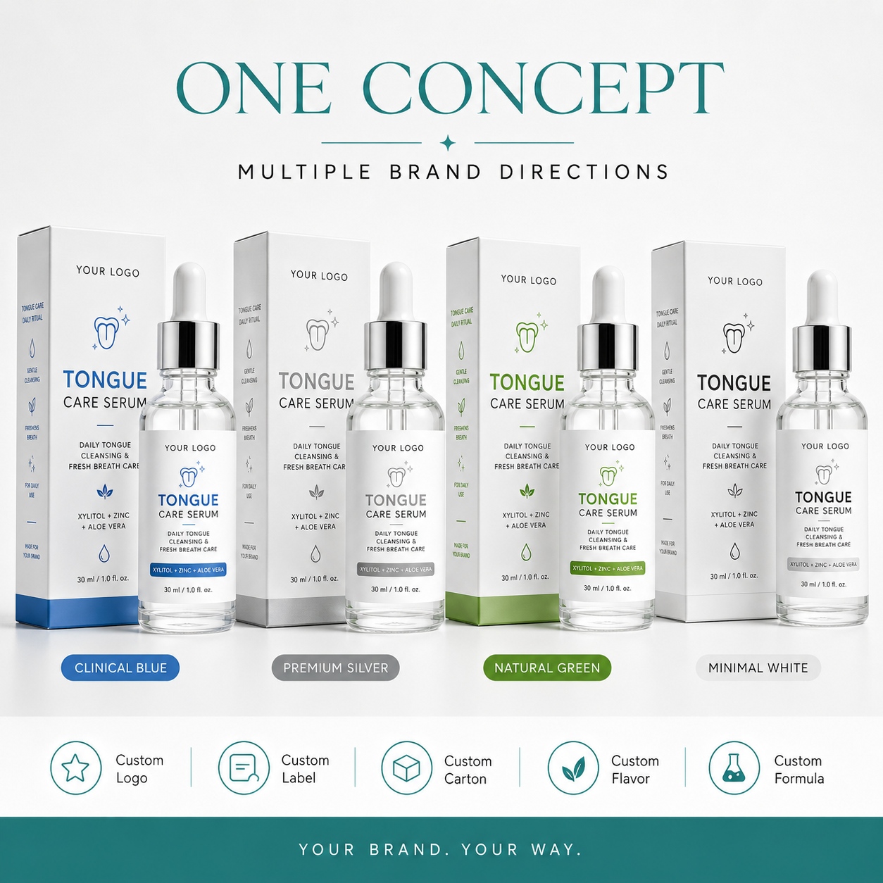 Private Label Tongue Care Serum
