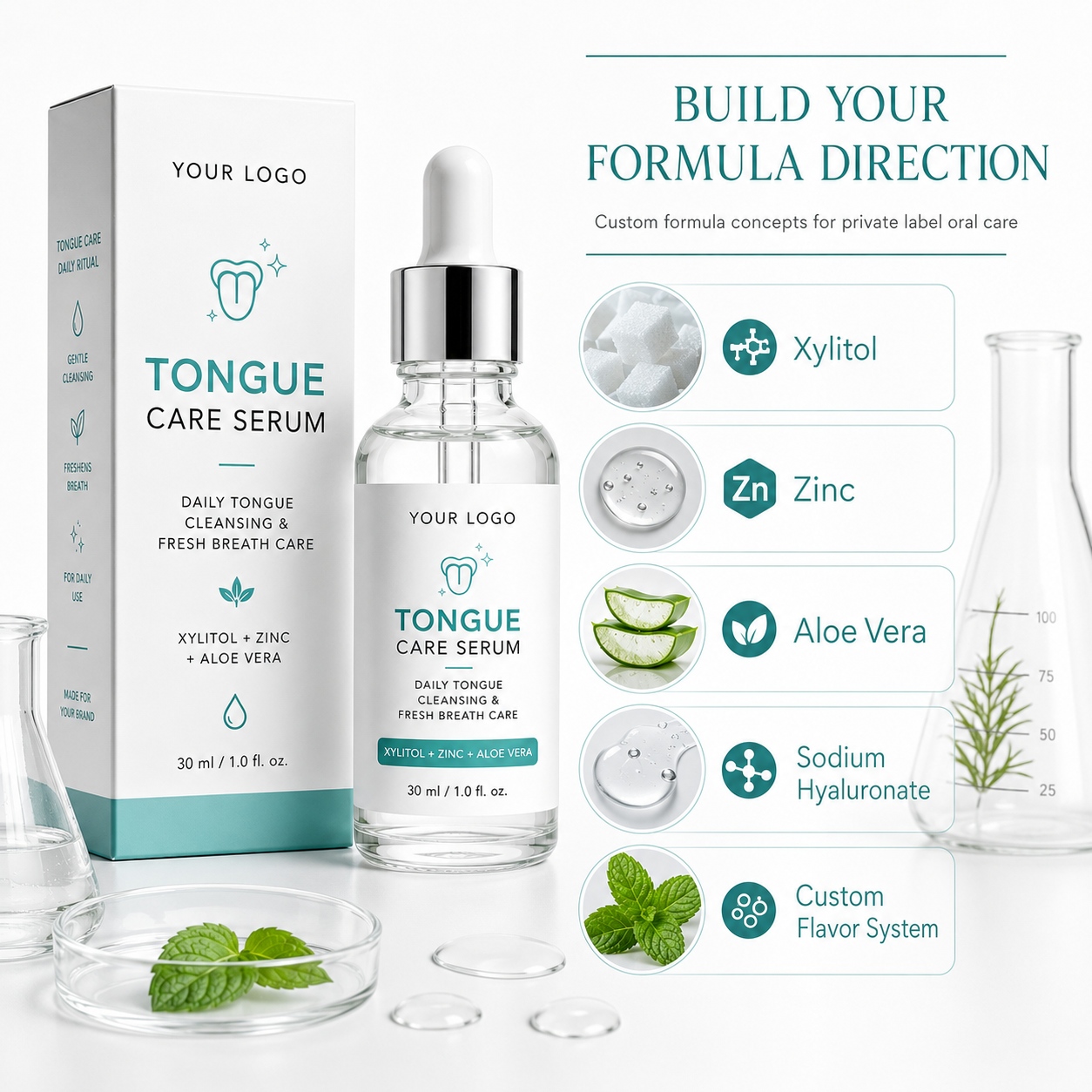 Private Label Tongue Care Serum