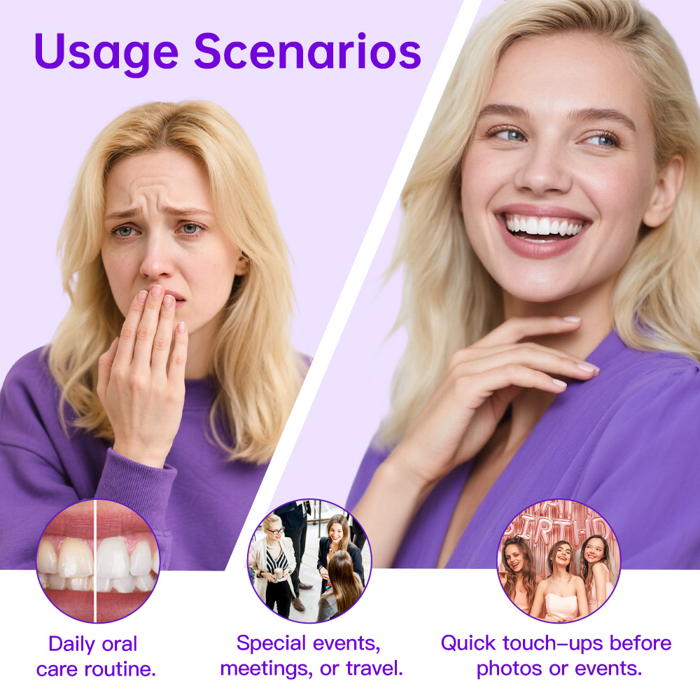 Teeth Whitening Diversified Application Formats