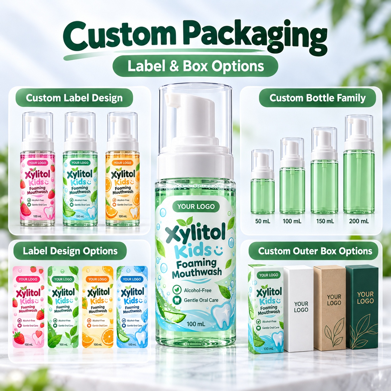 Xylitol Kids Foaming Mouthwash Manufacturer