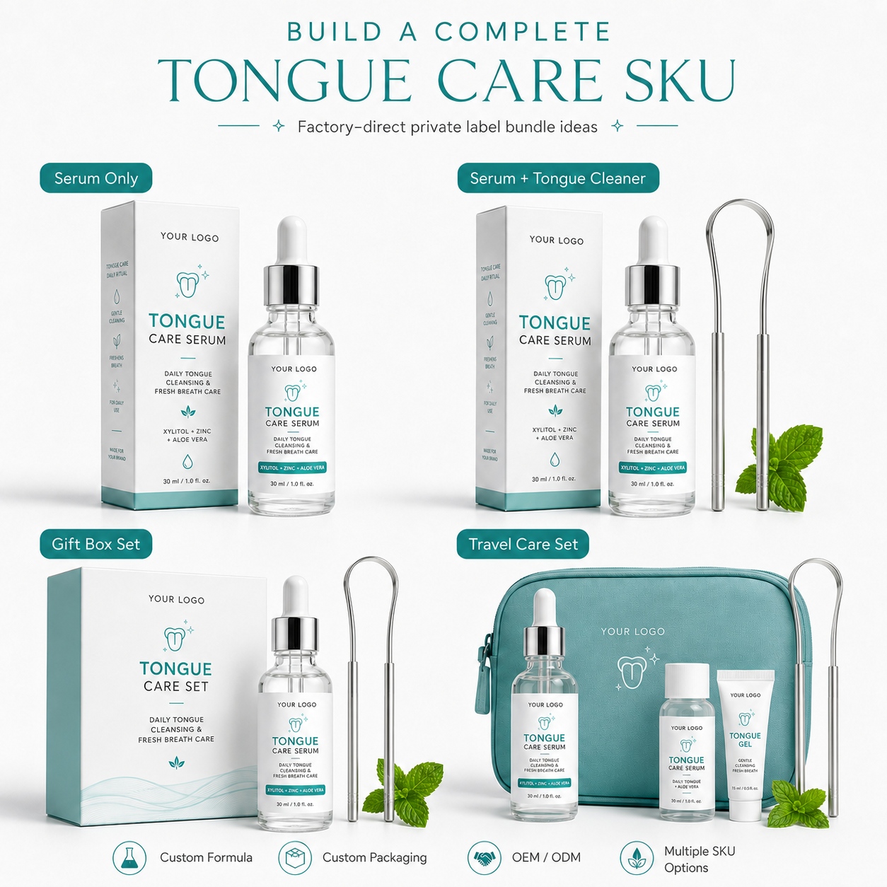 Private Label Tongue Care Serum