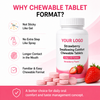 Private Label Strawberry Oral Comfort Chewable Tablets Smooth Mouthfeel Formula OEM ODM Oral Care Manufacturer
