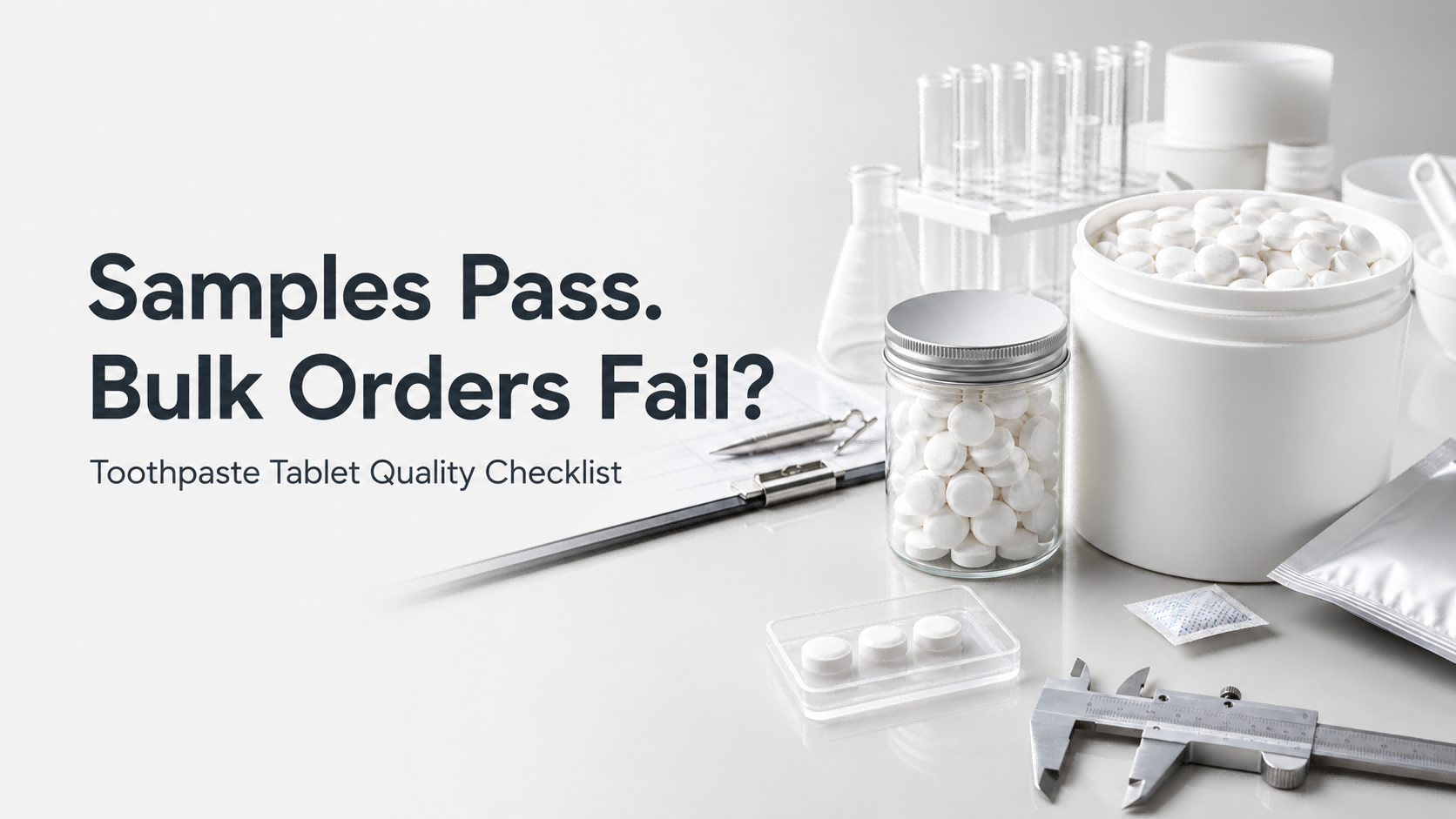 Why Toothpaste Tablet Samples Pass, But Bulk Orders Fail: A Private Label Buyer’s Checklist