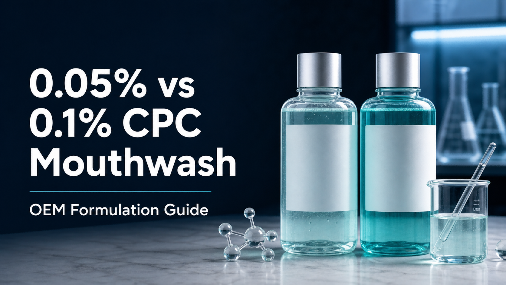 CPC Mouthwash OEM Guide: How To Choose Between 0.05% And 0.1% CPC